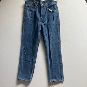 Levi's 516 Straight Leg Jeans Medium Wash WaterLess Sz 33